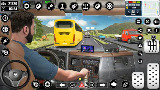 Heavy Truck Driving Cargo Game screenshot 3
