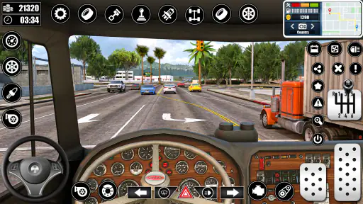 Heavy Truck Driving Cargo Game screenshot 5