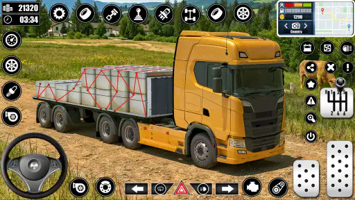 Heavy Truck Driving Cargo Game screenshot 6