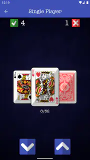 Higher Lower Card Game screenshot 6