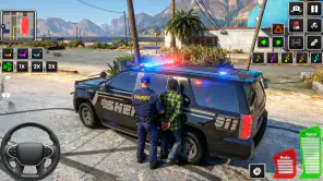 Highway Police Car Patrol Game screenshot 1