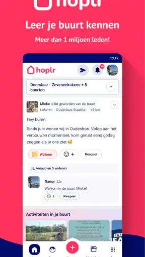Hoplr - Leer je buren kennen screenshot 1