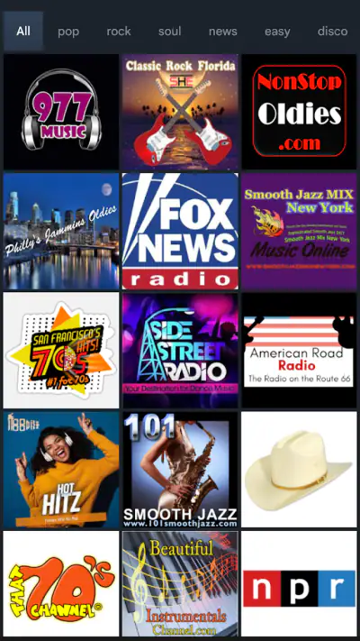 HubPlayer –Online Radio Player screenshot 1