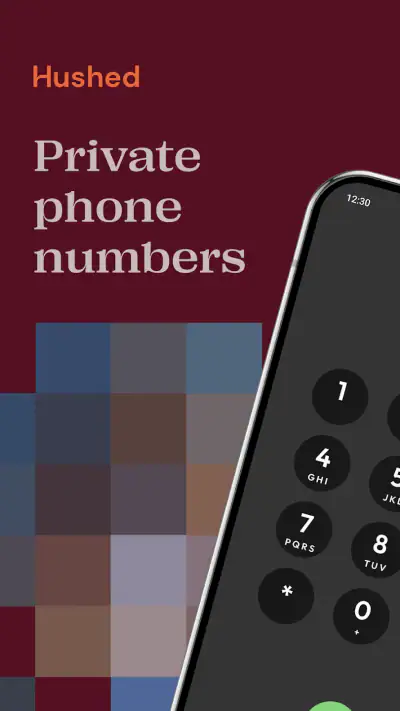 Hushed - Tweede telefoonnummer screenshot 1