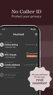 Hushed - Tweede telefoonnummer screenshot 5