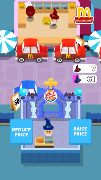 Idle Eras Bar: Food Tycoon screenshot 1