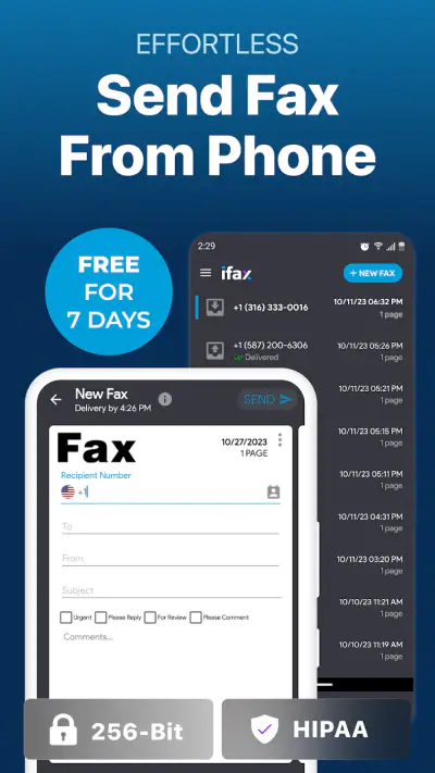 iFax - Send & receive fax app screenshot 1