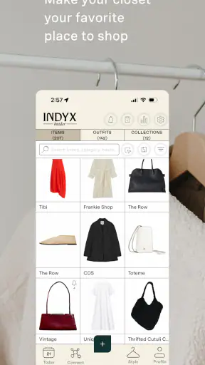 Indyx: Wardrobe & Outfit App screenshot 1