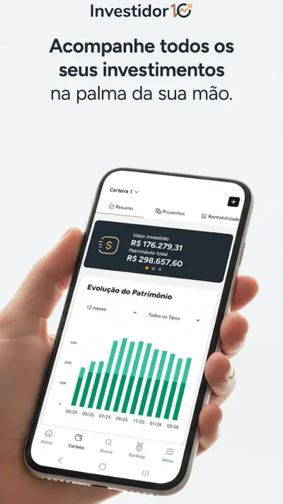 Investidor10 - Bolsa e Mercado screenshot 1