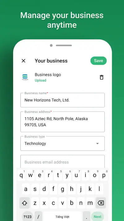 Invoice & Receipt Maker screenshot 1