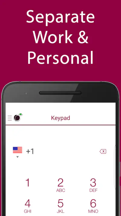 iPlum: 2nd Phone Number App screenshot 1