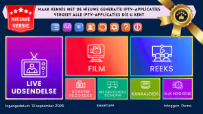 IPTV Smart Pro-Live Uitzending screenshot 1