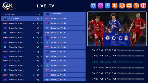 IPTV Smart Pro-Live Uitzending screenshot