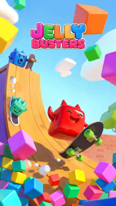 Jelly Busters: Puzzelspel screenshot 1