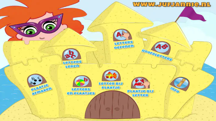 Juf Jannie-Letters leren lezen screenshot 1