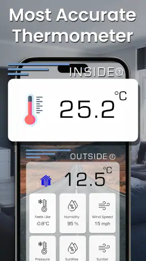 Kamertemperatuur Thermometer screenshot 1