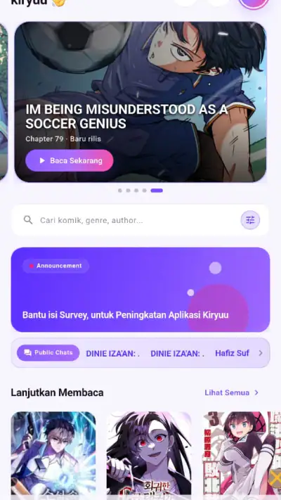Kiryuu - Baca Manga ID screenshot 1