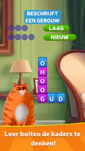 Kitty Scramble: Woord Stapels screenshot