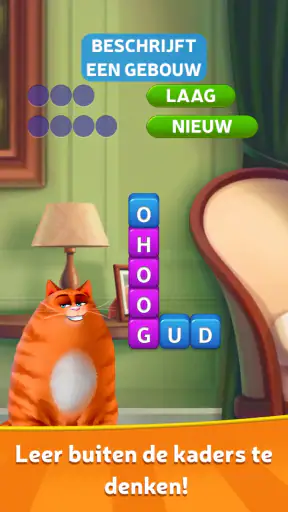 Kitty Scramble: Woord Stapels screenshot 1