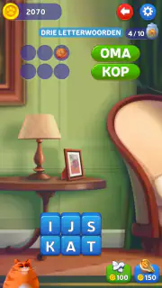 Kitty Scramble: Woord Stapels screenshot 5