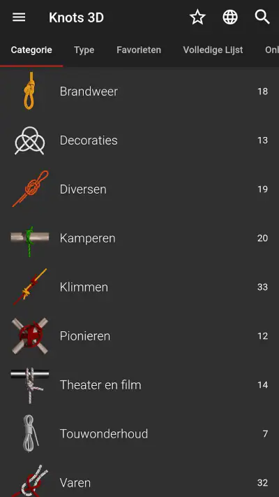 Knopen 3D  ( Knots 3D ) screenshot 1