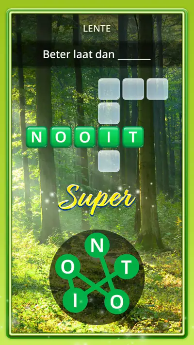 Kruiswoordraadsel - Word Jam screenshot 1