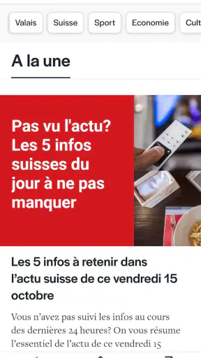 Le Nouvelliste screenshot 1