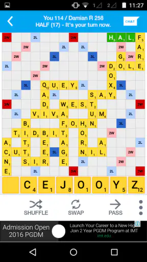 Lexulous Word Game screenshot 1