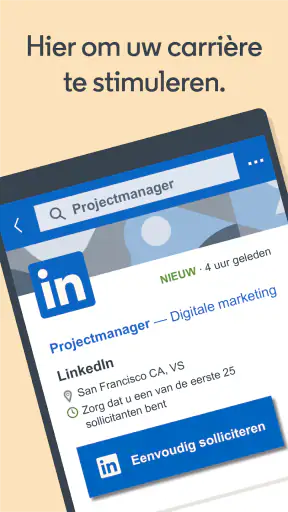 LinkedIn: Vacatures zoeken screenshot 1