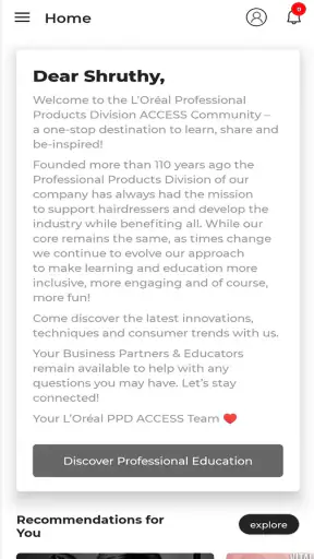 L'Oréal ACCESS IN screenshot 1
