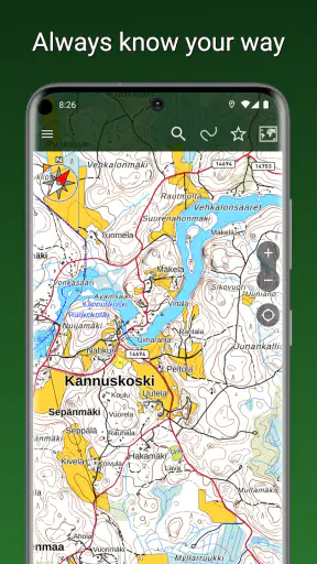 Maastokartat screenshot 1
