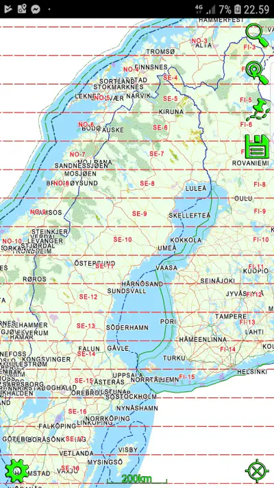 Mapitare Maasto- ja Merikartta screenshot 1