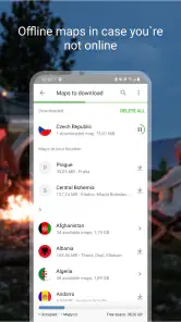 Mapy.com: Offline hiking maps screenshot