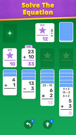 Math Solitaire: Brain Puzzle screenshot 1