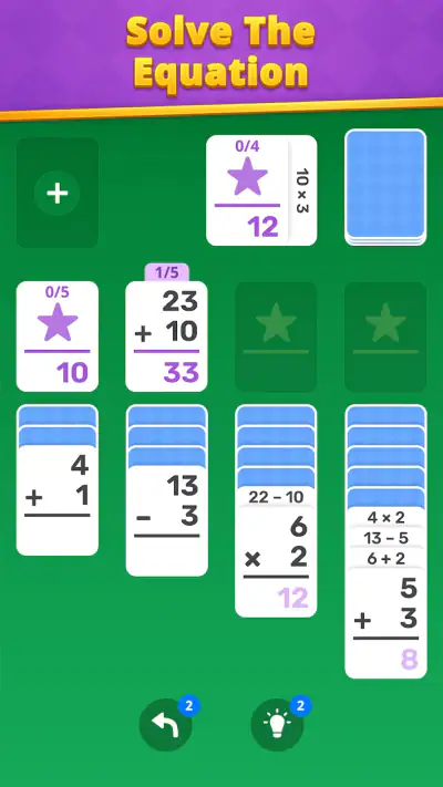 Math Solitaire: Brain Puzzle screenshot 1