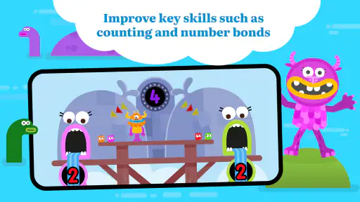 Maths: Teach Monster Numbers screenshot 2