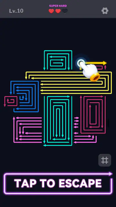 Maze Madness - Brein Puzzel screenshot 1