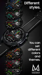 MD301 Hybrid watch face screenshot