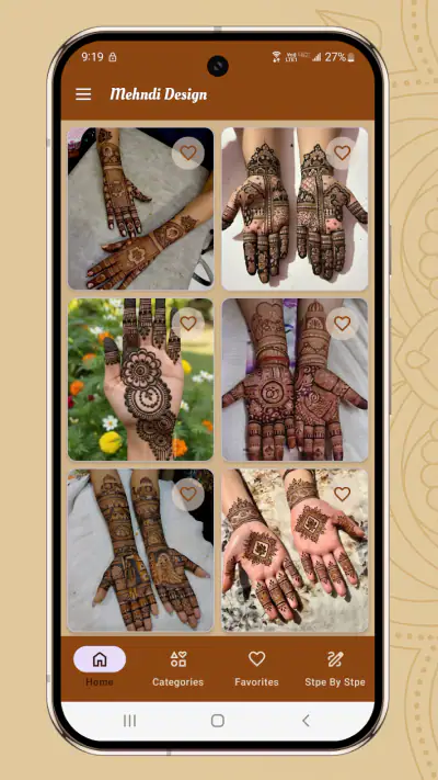 Mehndi Design:Simpel,Eenvoudig screenshot 1