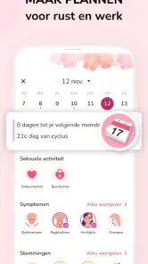Menstruatie Kalender: Ovulatie screenshot
