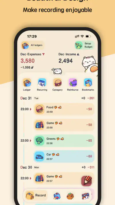 Meow Money Manager & Tracker screenshot 1