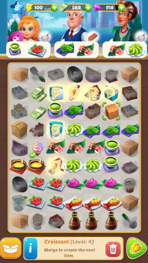 Merge Cafe Premium -Home Decor screenshot 1