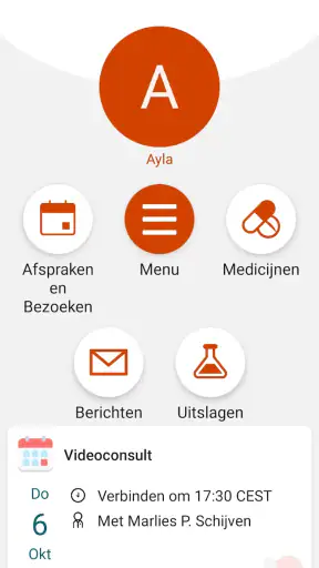 Mijn Dossier Amsterdam UMC screenshot 1