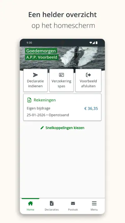 MijnSZVK screenshot 1