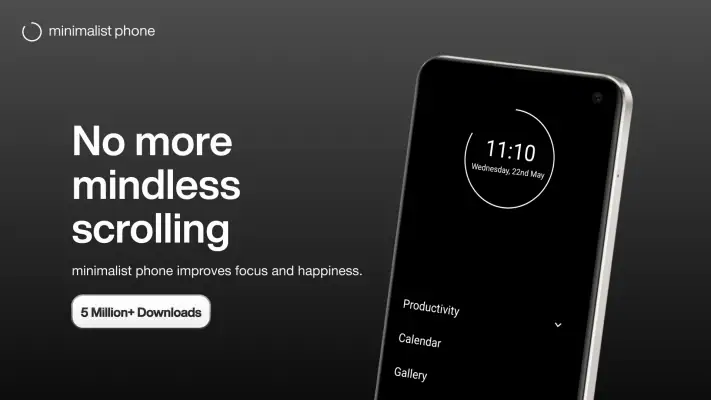 minimalist phone® - Launcher screenshot 1
