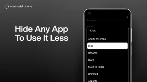 minimalist phone® - Launcher screenshot