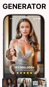 Momo - AI Fotogenerator screenshot