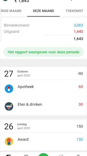 Money Lover - Kosten Tracker screenshot 1