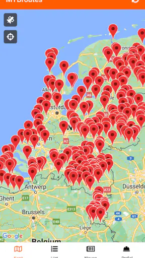 MTBroutes - Alle NL MTB routes screenshot 1