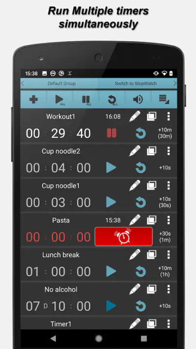 Multi Timer screenshot 1